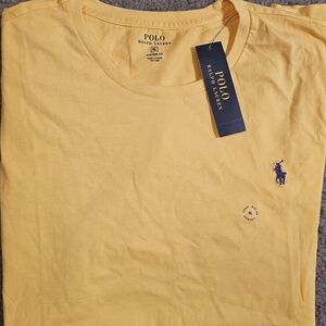 Polo by Ralph Lauren Men's Bright Yellow Tee